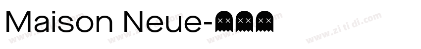 Maison Neue字体转换